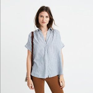 Madewell central striped shirt